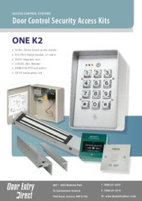 Access control kit ONE K2 data sheet