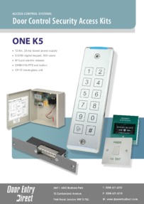 Access control kit ONE K5 data sheet