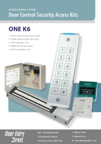 Access control kit ONE K6 data sheet