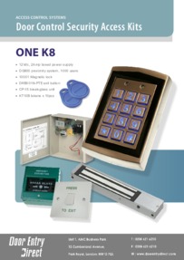 Access control kit ONE K8 data sheet