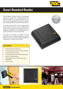 PAC Smart Standard reader brochure