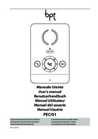 BPT Perla Audio User Manual