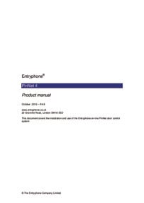 Entryphone Pin.net manual