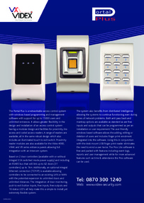 Videx Portal Plus networked access control