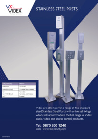 Videx Posts for entry panels