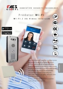 AES - Predator Touch Monitor Brochure - Feb 2018