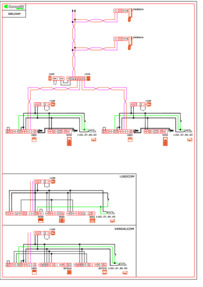 Comelit Simplebus Audio Diagram-powercom ok phone/SBC_04P