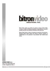 Bitron instructions For Titanium Panel