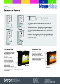Bitron brochure for T-line kits