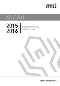Urmet General Catalogue (ENG) 2015-2016