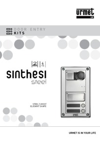 Urmet Urmet S-Steel Catalogue KITS 2016 brochure