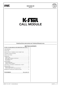 Urmet 1072/14 installation manual