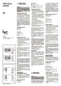 Installation instructions for AS/200