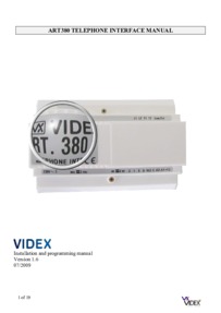 Videx Instruction Telephone Interface