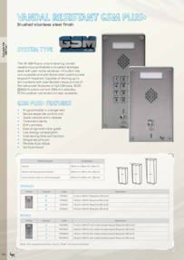 BPT VR GSM PLUS Brochure