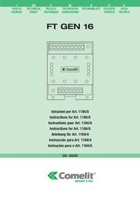 1184/ Technical A Sheet