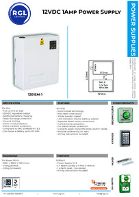 RGL 1201SM-1 data sheet