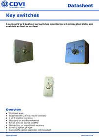 CDVI Data Sheet