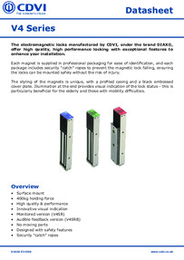 CDVI Data Sheet 