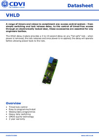 CDVI Data Sheet