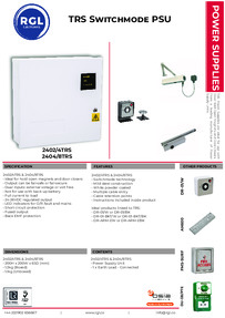 RGL 24v TRS Feature sheet