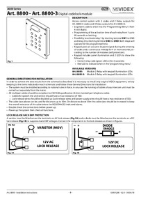 V-VX8800 Instructions