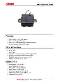 ATIGO A2101 Datasheet
