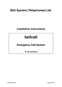 Bell Manual Sheet