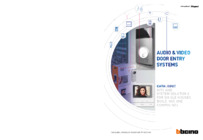 Bticino Audio & Video Door Entry Systems Catalogue