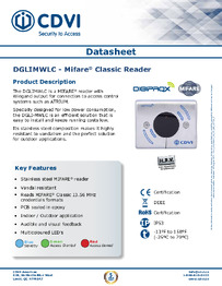 CDVI Data Sheet