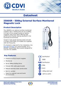 CDVI Data Sheet