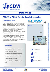 CDVI Data Sheet