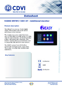 CDVI Data Sheet