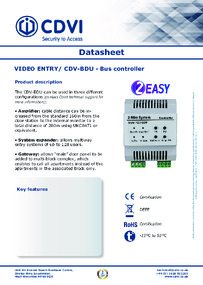 CDVI Data Sheet