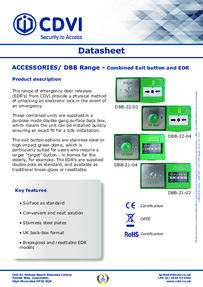 CDVI Data Sheet