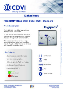 CDVI Data Sheet
