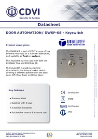 CDVI Data Sheet