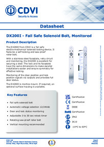 CDVI Data Sheet