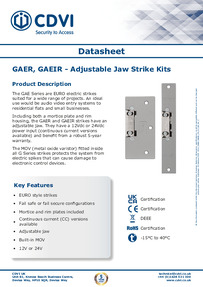 CDVI Data Sheet