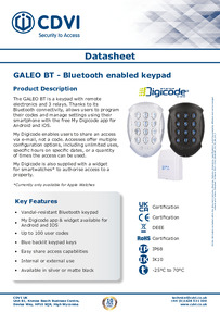 CDVI Data Sheet