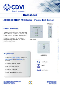 CDVI Data Sheet