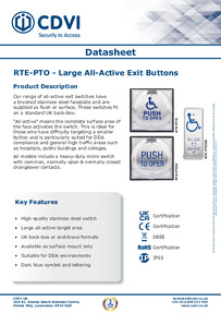 CDVI Data Sheet