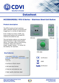 CDVI Data Sheet