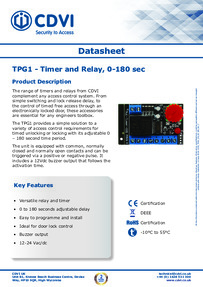 CDVi Data Sheet