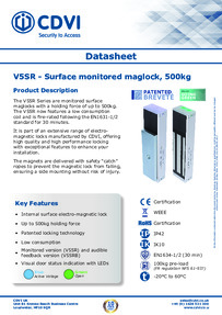 CDVI Data Sheet