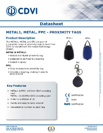 CDVI Data Sheet