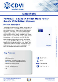 CDVI Data Sheet