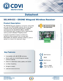 CDVI Data Sheet