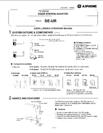 Aiphone Manual  installation