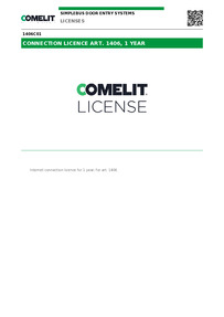 1406C01-Comelit Data sheet